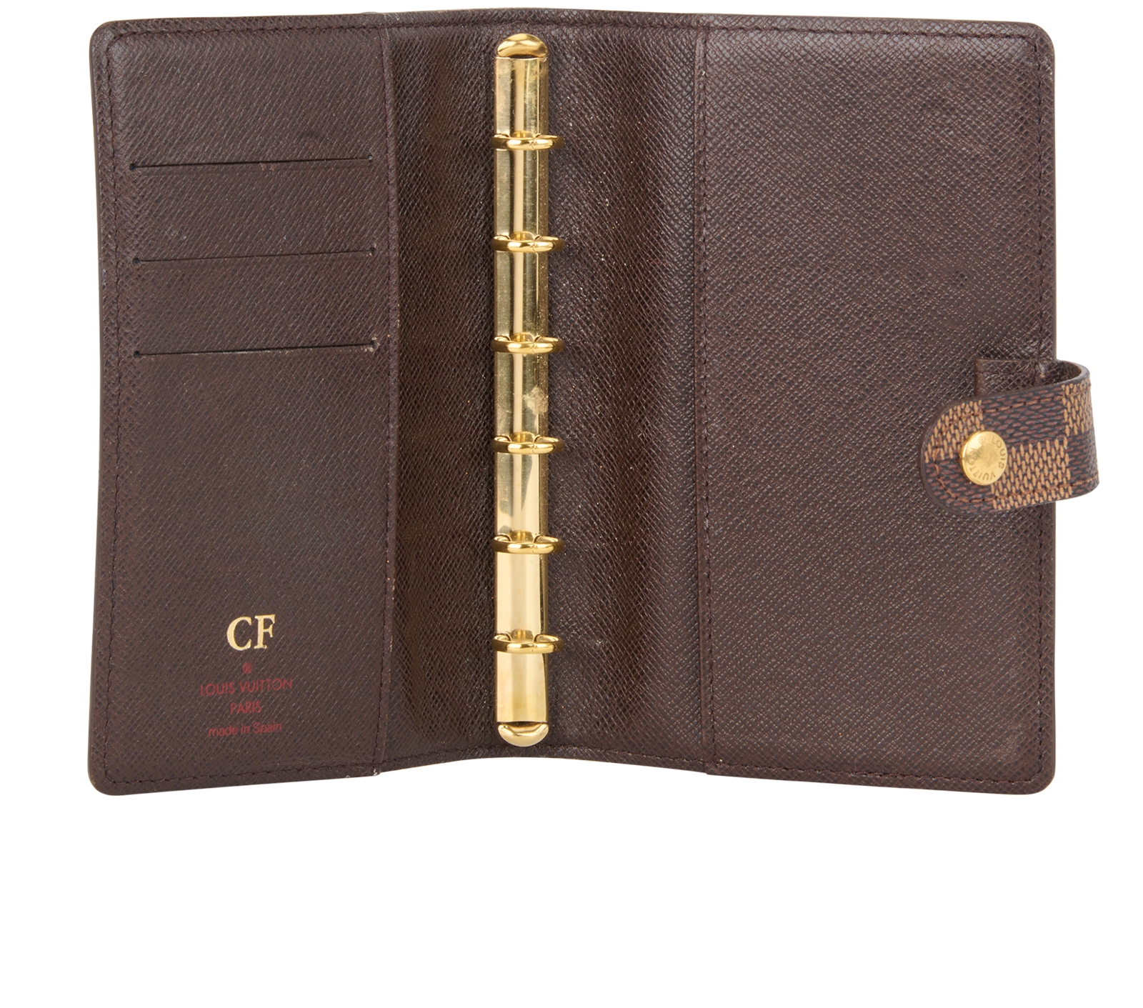 Louis Vuitton Small Ring Agenda Cover, &pound;150, Accessories, Brown, Canvas, Other view